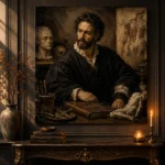 Anatomist Scholar Classical Portrait Wall Art Canvas Print - Image 2