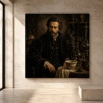 Classical Portrait Wall Art wall art print for elegant interiors