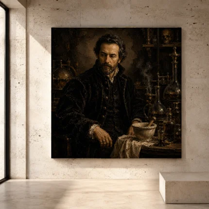 Classical Portrait Wall Art wall art print for elegant interiors