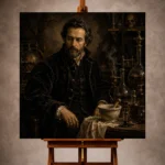 Apothecary Scholar Classical Portrait Wall Art Canvas Print - Image 10