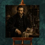 Apothecary Scholar Classical Portrait Wall Art Canvas Print - Image 11