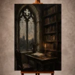 Dark Academia Wall Art wall art print for elegant interiors