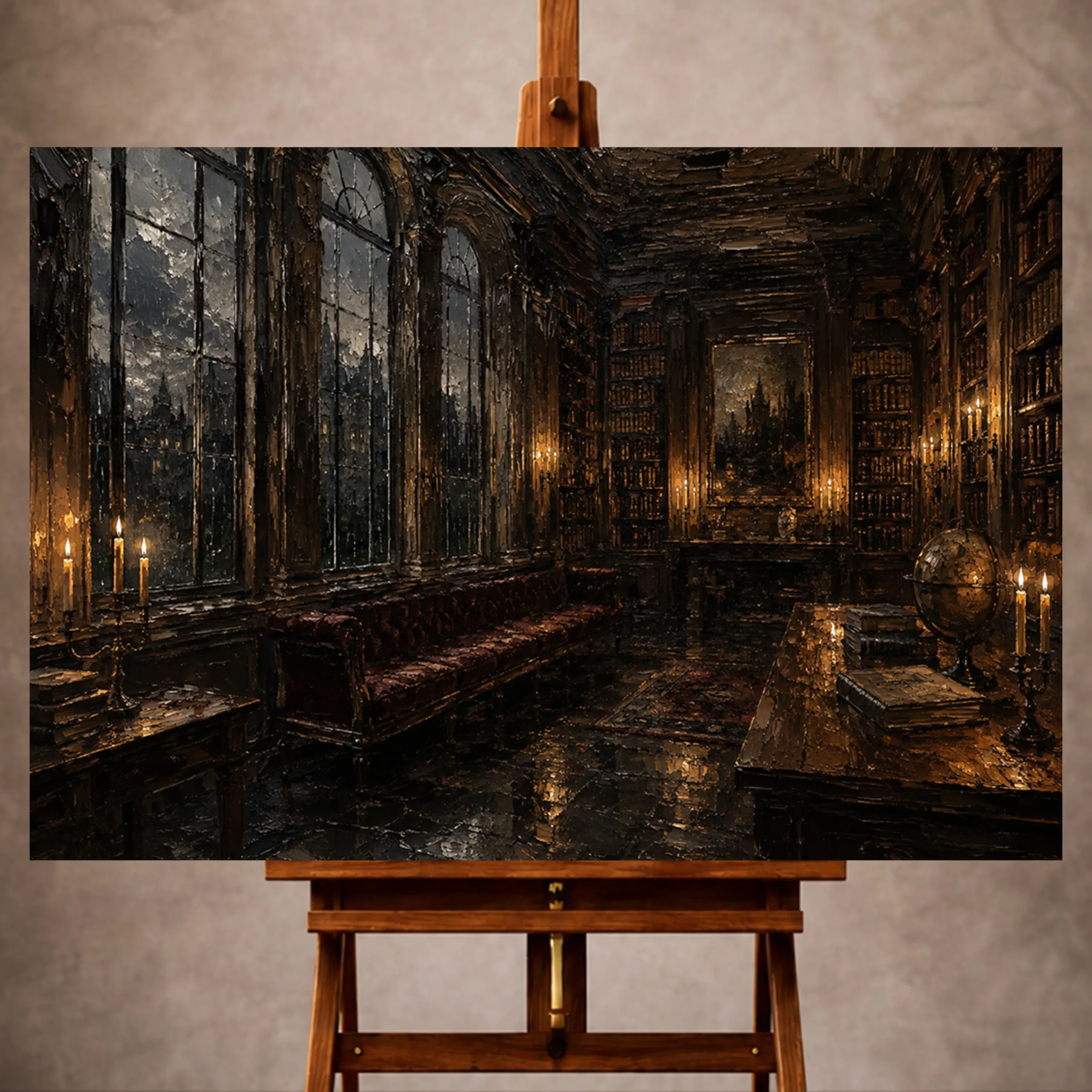 Premium Wall Art Yatay Html Edition – TNBRSM059 Image 1 Dark Academia Wall Art wall art print for elegant interiors