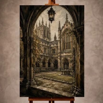 Dark Academia Wall Art wall art print for elegant interiors