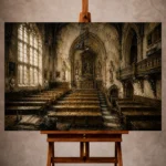 Dark Academia Wall Art wall art print for elegant interiors