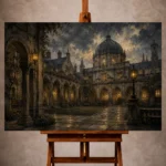Dark Academia Wall Art wall art print for elegant interiors