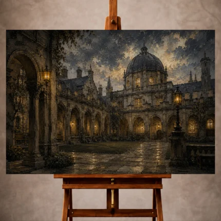 Dark Academia Wall Art wall art print for elegant interiors
