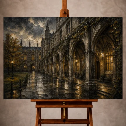Dark Academia Wall Art wall art print for elegant interiors