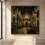 Dark Academia Wall Art wall art print for elegant interiors