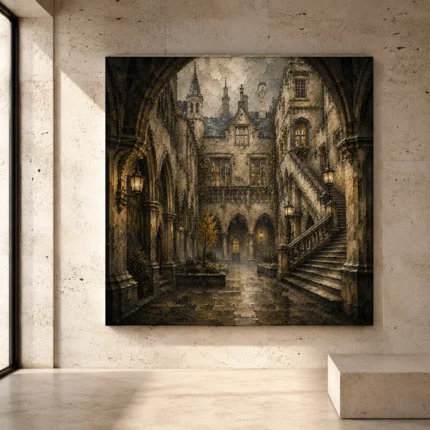 Dark Academia Wall Art wall art print for elegant interiors