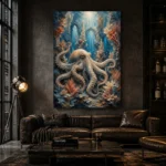 Majestic Coral Cathedral Underwater Wall Art Canvas Print - Image 4