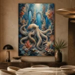Majestic Coral Cathedral Underwater Wall Art Canvas Print - Image 5