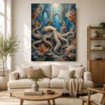 Majestic Coral Cathedral Underwater Wall Art Canvas Print - Image 7