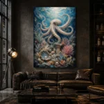 Graceful Pearl Reef Underwater Wall Art Canvas Print - Image 4