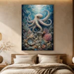 Graceful Pearl Reef Underwater Wall Art Canvas Print - Image 6