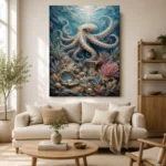 Graceful Pearl Reef Underwater Wall Art Canvas Print - Image 7