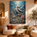 Graceful Pearl Reef Underwater Wall Art Canvas Print - Image 8
