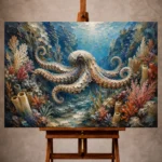 Panoramic Reef Corridor Underwater Wall Art Canvas Print