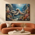 Panoramic Reef Corridor Underwater Wall Art Canvas Print - Image 3