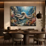 Panoramic Reef Corridor Underwater Wall Art Canvas Print - Image 4