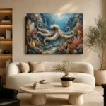 Panoramic Reef Corridor Underwater Wall Art Canvas Print - Image 6