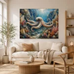 Panoramic Reef Corridor Underwater Wall Art Canvas Print - Image 7