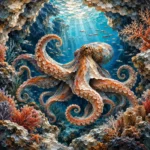 Secluded Grotto Underwater Wall Art Canvas Print