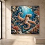 Secluded Grotto Underwater Wall Art Canvas Print - Image 3