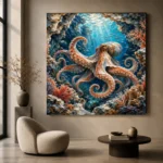 Secluded Grotto Underwater Wall Art Canvas Print - Image 6