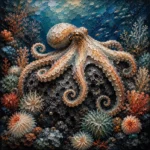 Majestic Volcanic Reef Underwater Wall Art Canvas Print