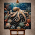 Majestic Volcanic Reef Underwater Wall Art Canvas Print