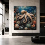 Majestic Volcanic Reef Underwater Wall Art Canvas Print - Image 5
