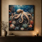 Majestic Volcanic Reef Underwater Wall Art Canvas Print - Image 7
