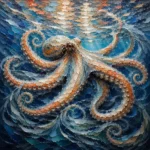 Shimmering Currents Underwater Wall Art Canvas Print
