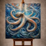 Shimmering Currents Underwater Wall Art Canvas Print