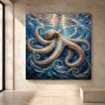 Shimmering Currents Underwater Wall Art Canvas Print - Image 3