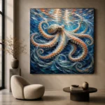 Shimmering Currents Underwater Wall Art Canvas Print - Image 6