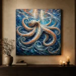 Shimmering Currents Underwater Wall Art Canvas Print - Image 7