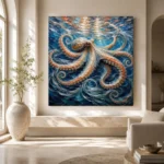 Shimmering Currents Underwater Wall Art Canvas Print - Image 8