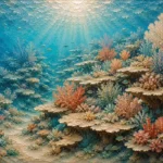 Flourishing Coral Terraces Canvas Print