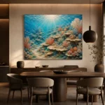 Flourishing Coral Terraces Canvas Print - Image 4