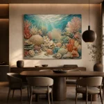 Warm Coral Reef Ecosystem Canvas Print - Image 4