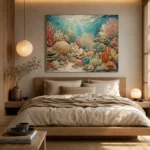 Warm Coral Reef Ecosystem Canvas Print - Image 8
