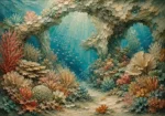 Serene Coral Sanctuary Canvas Print