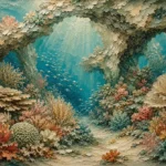 Serene Coral Sanctuary Canvas Print