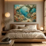 Serene Coral Sanctuary Canvas Print - Image 8