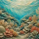 Flowing Coral Ridge Seascape Canvas Print