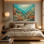 Flowing Coral Ridge Seascape Canvas Print - Image 8