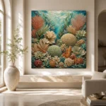 Layered Coral Garden Canvas Print - Image 8
