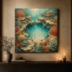 Secluded Coral Reef Basin Canvas Print - Image 7